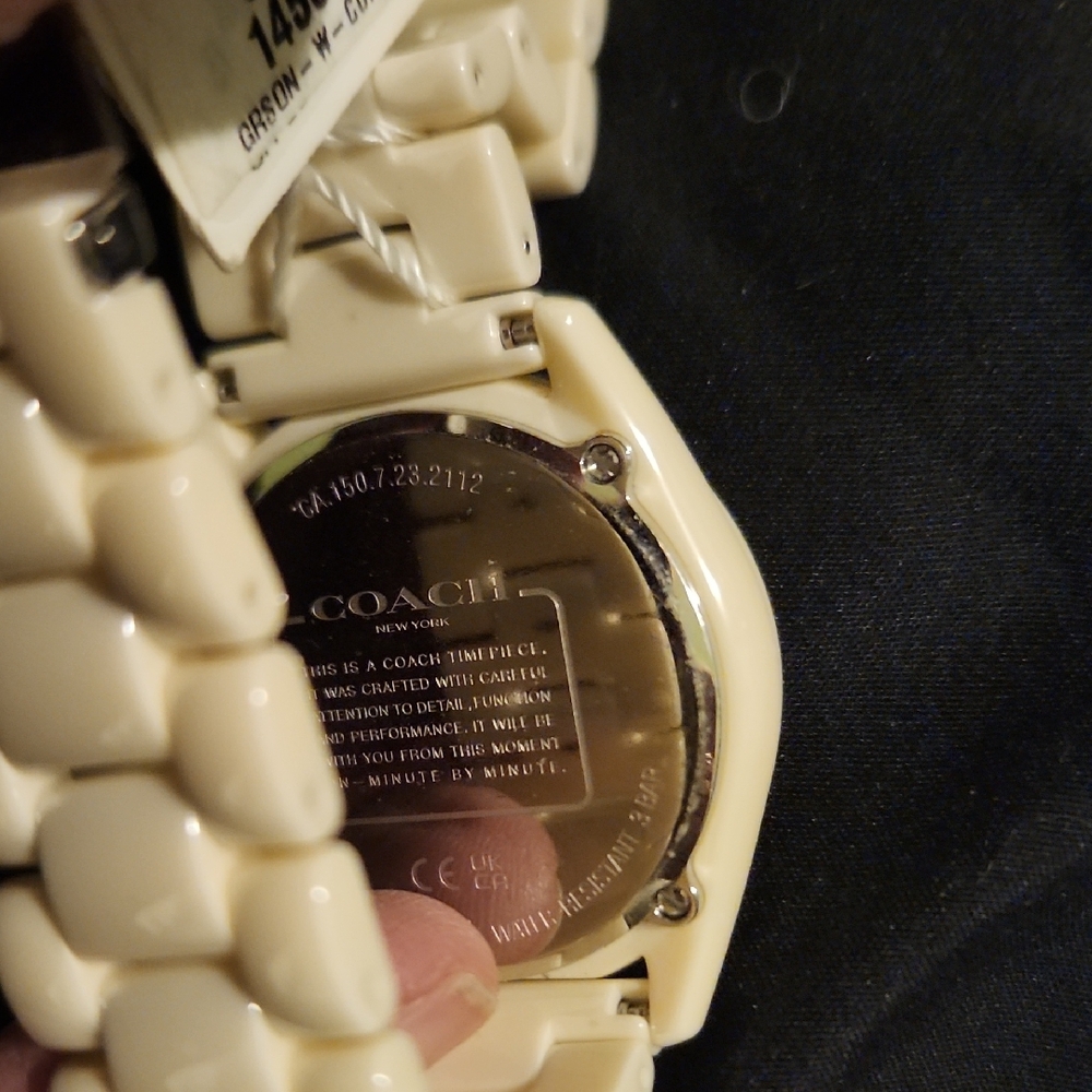 Coach Pink and Silver Watch - Picture 2 of 3